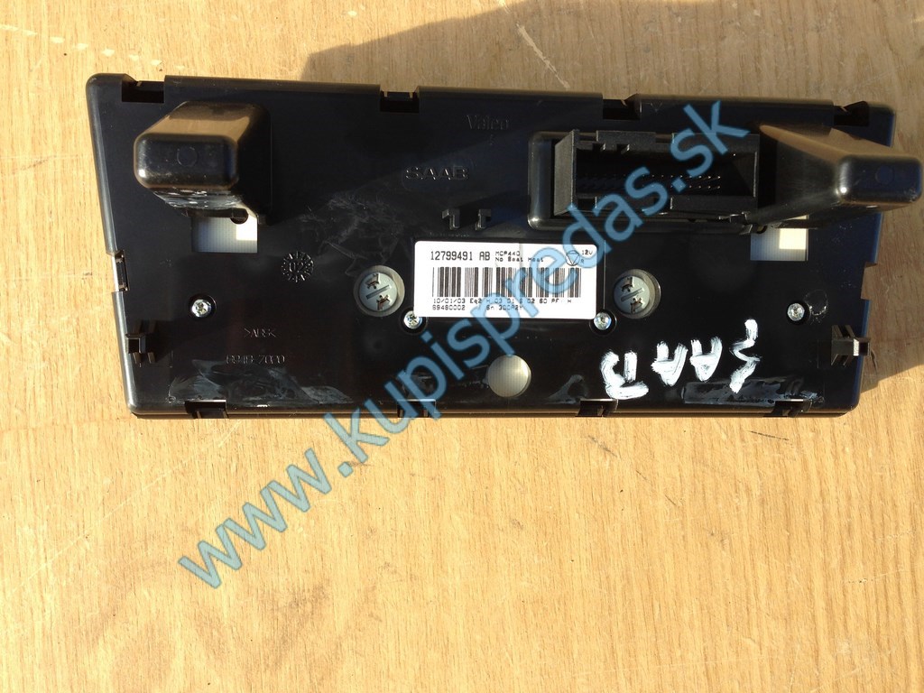 Ovládací panel klímatizácie SAAB 9-3 